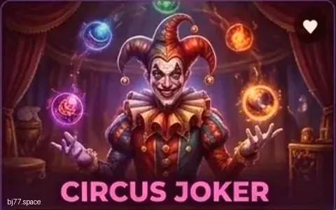 Circus Joker slot banner on bj77 — JILI