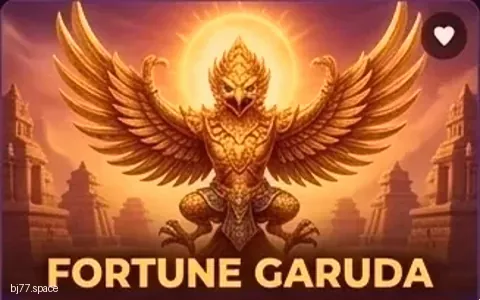 Fortune Garuda slot banner on bj77 — JILI
