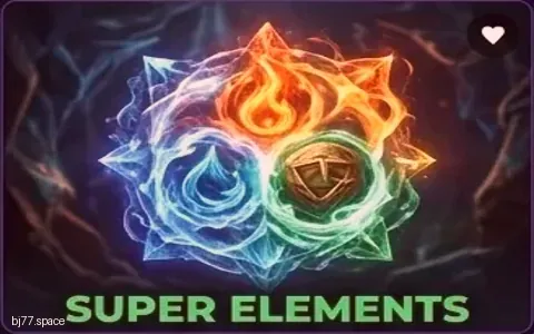 Super Elements slot banner on bj77 — FaChai